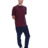 Fila Navy Nilo T-Shirt mit Nilo-Print und Nadelstreifen