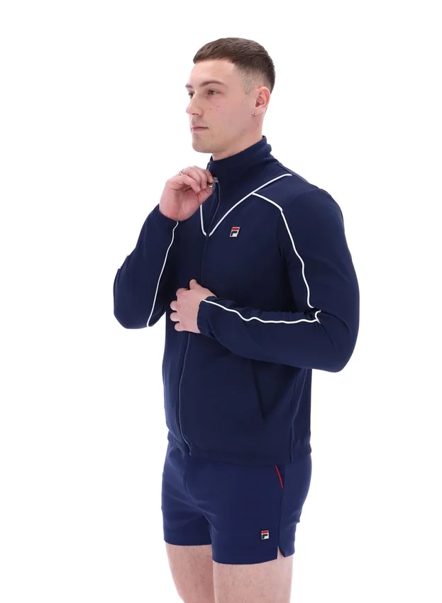 Fila Navy Noble Archive Piping Trainingsjacke