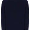 Fila Navy Nowell Langarm-Polo aus Waffelpiqué