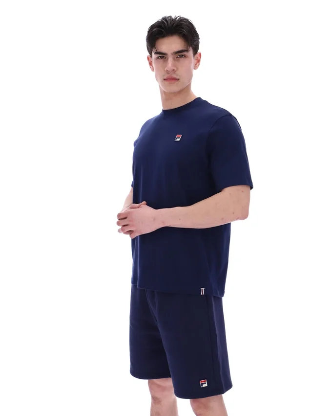 Fila Navy Osvaldo Grafik-T-Shirt