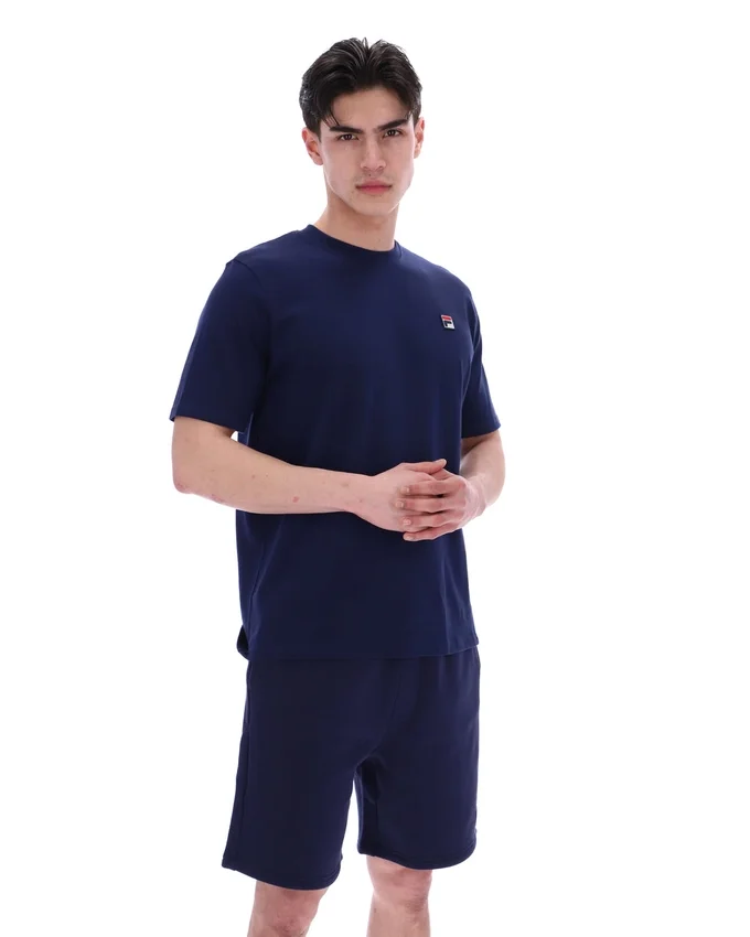 Fila Navy Osvaldo Grafik-T-Shirt