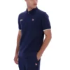 Fila Navy Pablo Polohemd mit drei Knöpfen und gerippten Bündchen