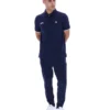 Fila Navy Pablo Polohemd mit drei Knöpfen und gerippten Bündchen