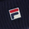 Fila Navy Ricco gerippte Watchman-Mütze mit Umschlag