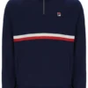 Fila Navy Rolando Sweatshirt mit 1/4-Reißverschluss