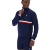 Fila Navy Rolando Sweatshirt mit 1/4-Reißverschluss
