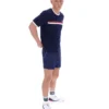 Fila Navy Rosario T-Shirt mit Frottee-Streifen