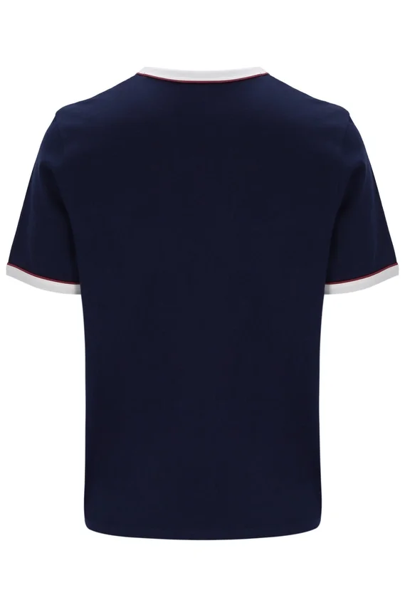Fila Navy Rosario T-Shirt mit Frottee-Streifen