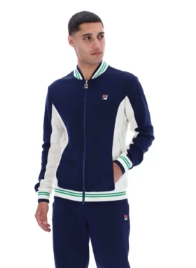 Fila Navy Settanta Baseball-Trainingsjacke