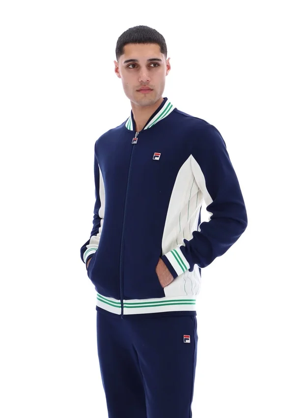 Fila Navy Settanta Baseball-Trainingsjacke