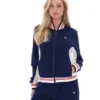 Fila Navy Silvana Iconic Baseball-Trainingsjacke