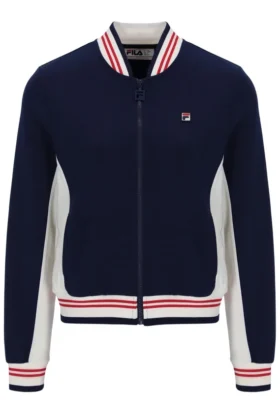 Fila Navy Silvana Iconic Baseball-Trainingsjacke