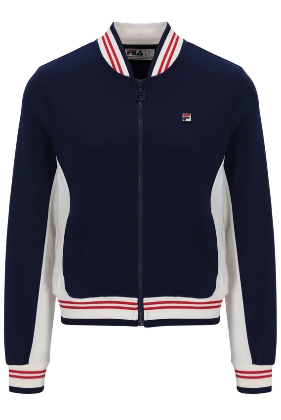 Fila Navy Silvana Iconic Baseball-Trainingsjacke