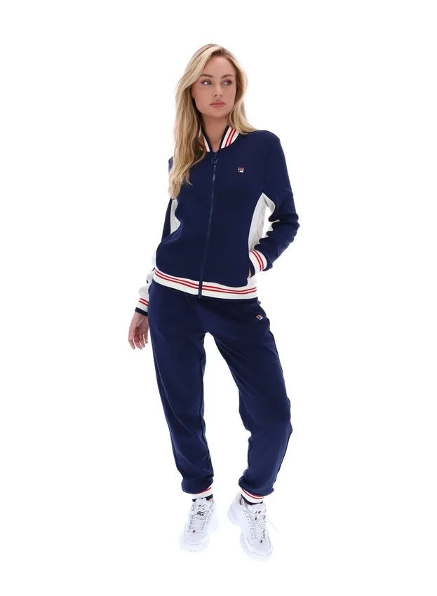 Fila Navy Silvana Iconic Baseball-Trainingsjacke