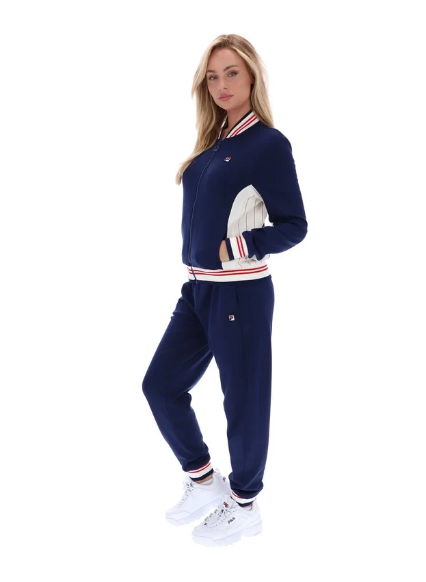 Fila Navy Silvana Iconic Baseball-Trainingsjacke