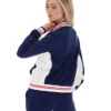 Fila Navy Silvana Iconic Baseball-Trainingsjacke