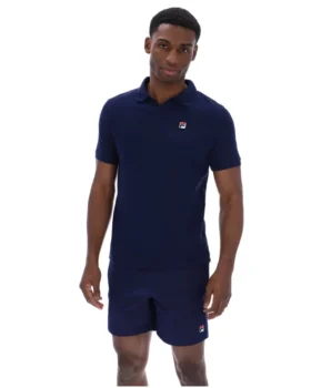 Fila Navy Tristiano Polo mit Struktur
