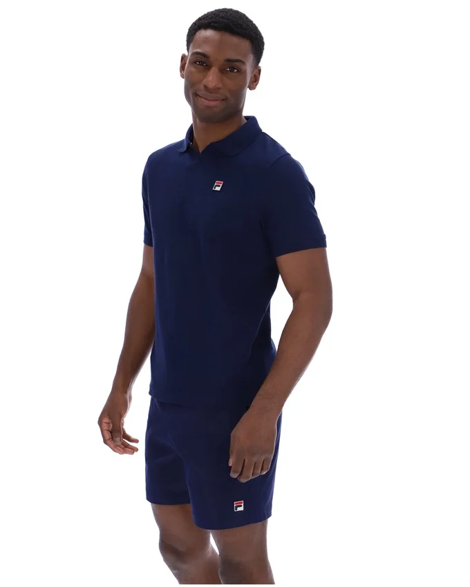 Fila Navy Tristiano Polo mit Struktur