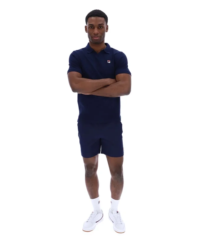 Fila Navy Tristiano Polo mit Struktur