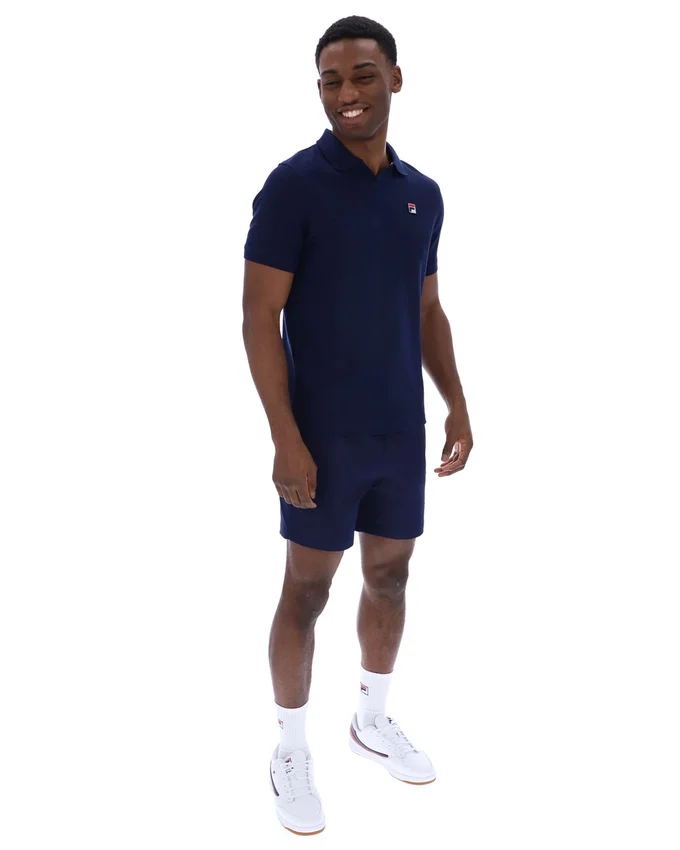 Fila Navy Tristiano Polo mit Struktur