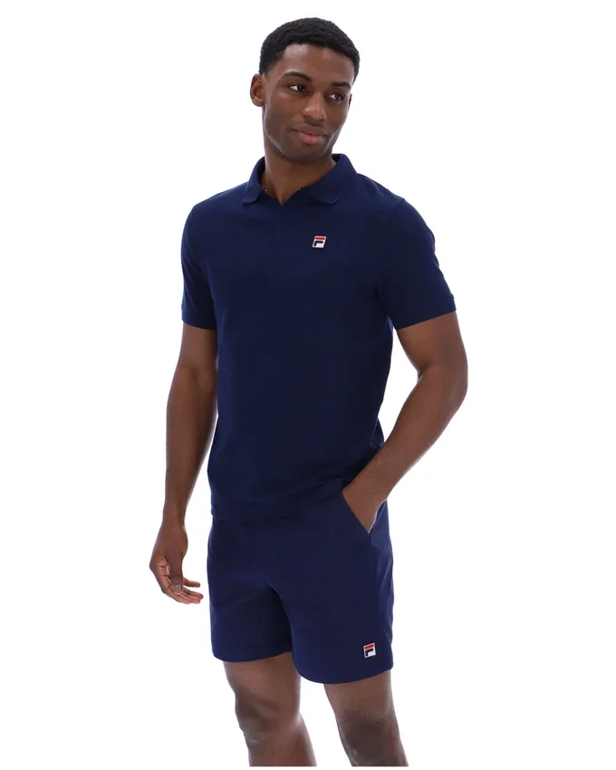 Fila Navy Tristiano Polo mit Struktur
