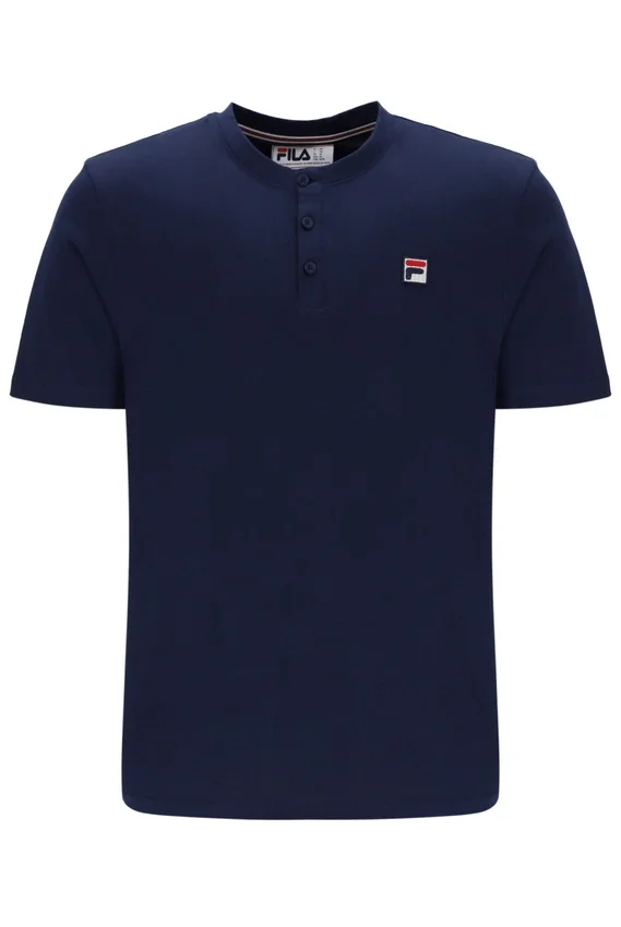 Fila Navy Valentino Essential T-Shirt mit Kragen
