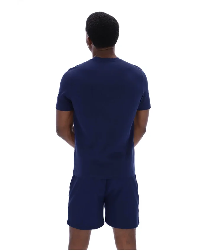 Fila Navy Valentino Essential T-Shirt mit Kragen