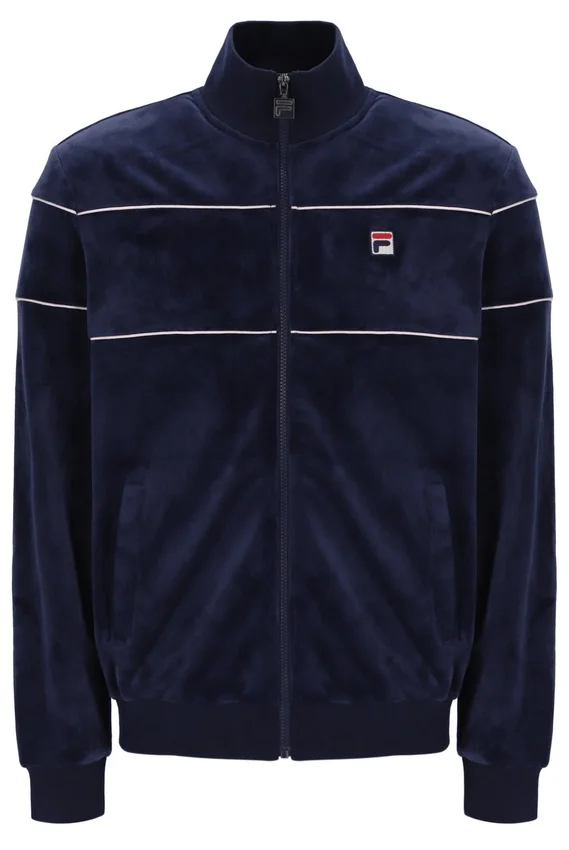 Fila Navy Vittorio Velours-Trainingsjacke