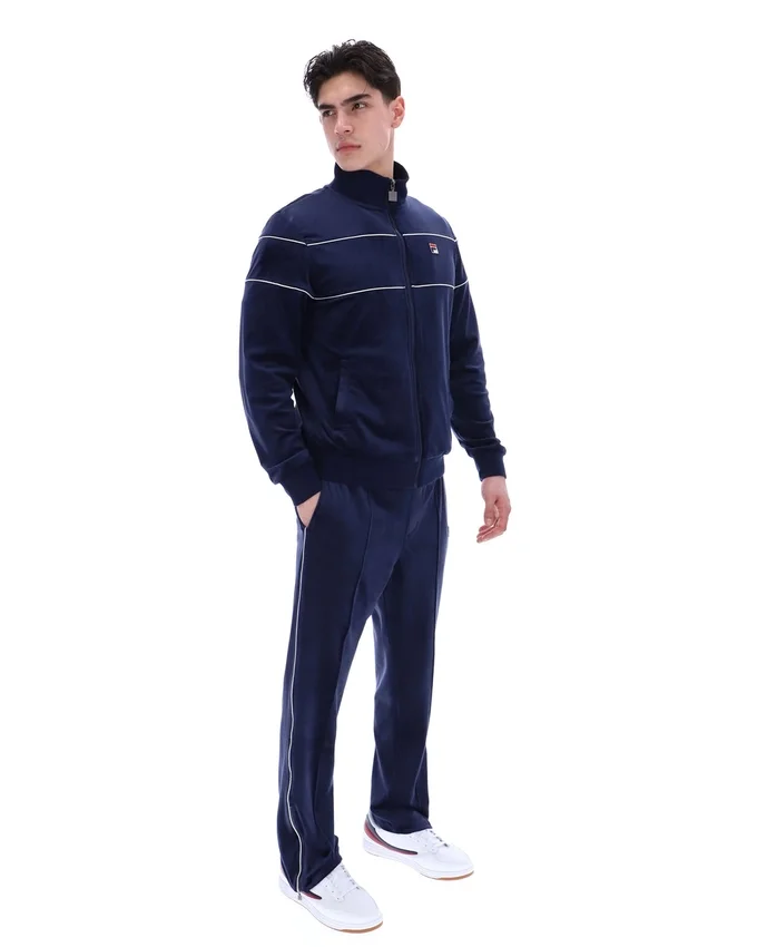 Fila Navy Vittorio Velours-Trainingsjacke