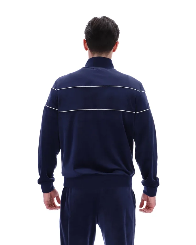 Fila Navy Vittorio Velours-Trainingsjacke