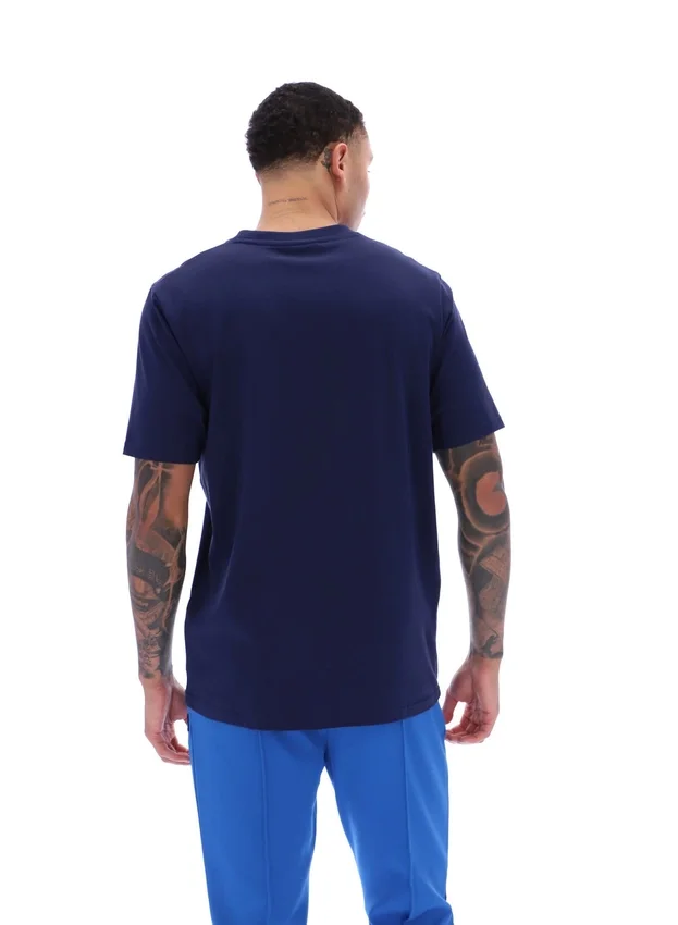 Fila Navy Williams T-Shirt mit Kontrastpaspel