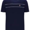 Fila Navy Williams T-Shirt mit Kontrastpaspel