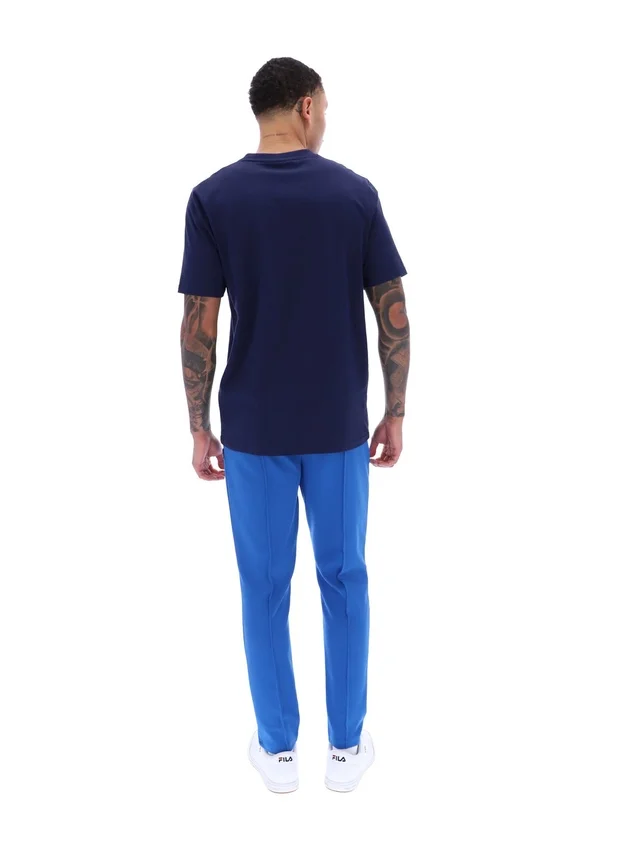 Fila Navy Williams T-Shirt mit Kontrastpaspel