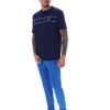 Fila Navy Williams T-Shirt mit Kontrastpaspel