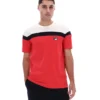 Fila Red Aiden Cut-and-Sew-T-Shirt