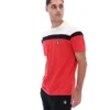 Fila Red Aiden Cut-and-Sew-T-Shirt
