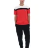 Fila Red Aiden Cut-and-Sew-T-Shirt