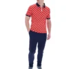 Fila Red Jaye Polo mit diagonalen Streifen