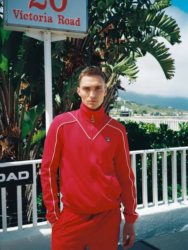 Fila Red Noble Archive Piping Trainingsjacke