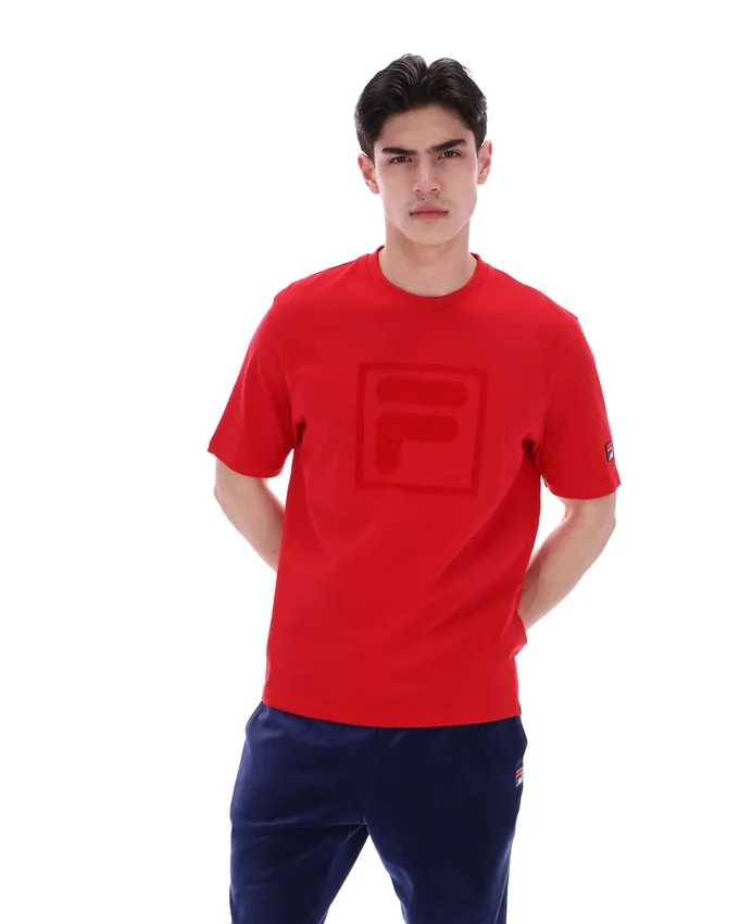 Fila Red Pepe T-Shirt mit Flock-Logo