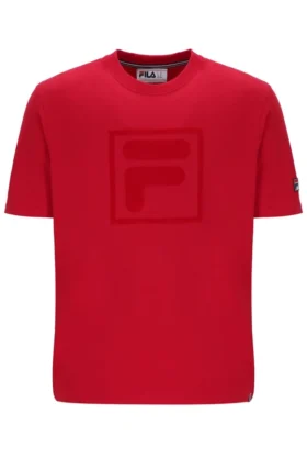 Fila Red Pepe T-Shirt mit Flock-Logo