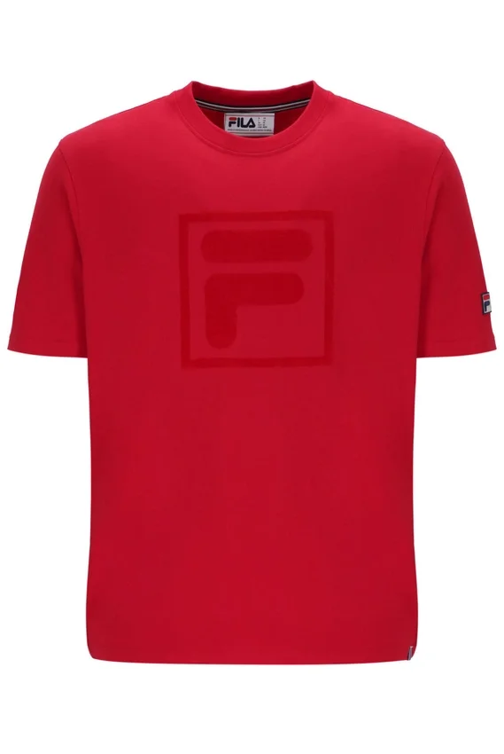 Fila Red Pepe T-Shirt mit Flock-Logo