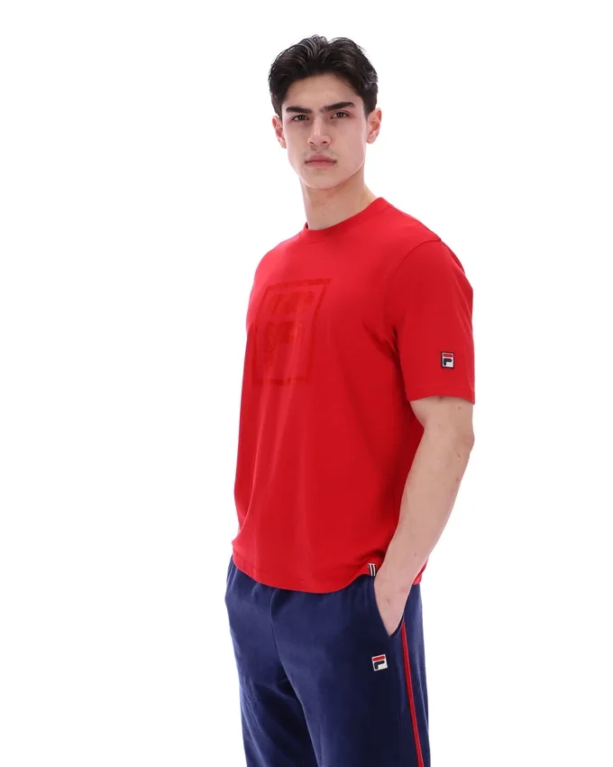 Fila Red Pepe T-Shirt mit Flock-Logo