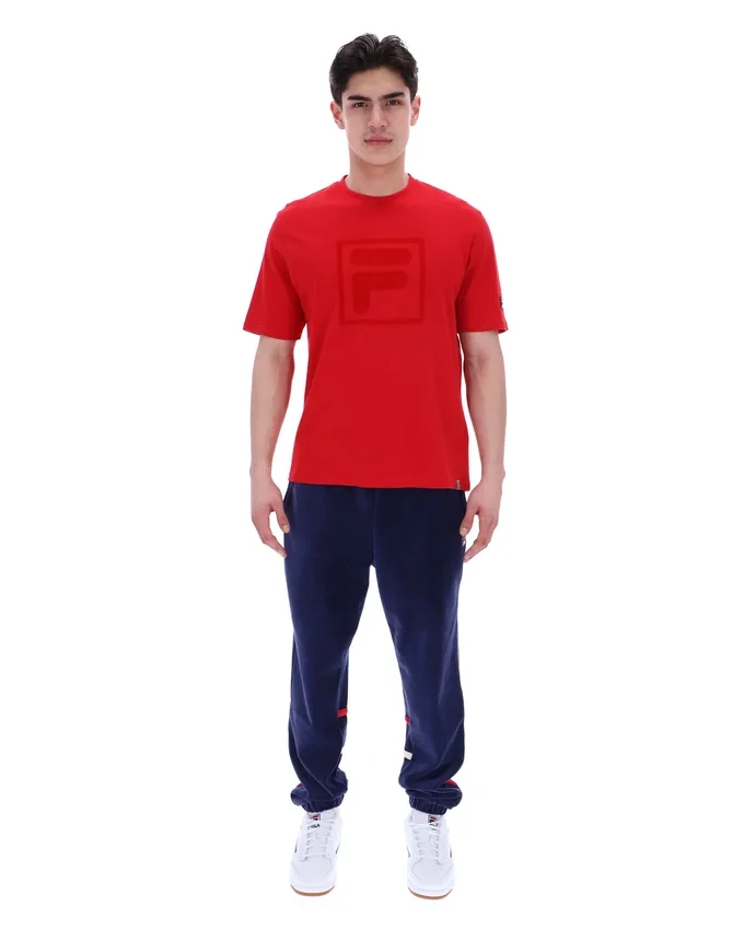Fila Red Pepe T-Shirt mit Flock-Logo