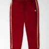 Fila rote Sweathose mit Strickbündchen