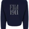 Fila Sestri Sweatshirt mit weitem Rundhalsausschnitt in Marineblau