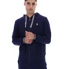 Fila Tenconi Kapuzenpullover mit Reißverschluss in Marineblau