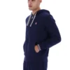 Fila Tenconi Kapuzenpullover mit Reißverschluss in Marineblau