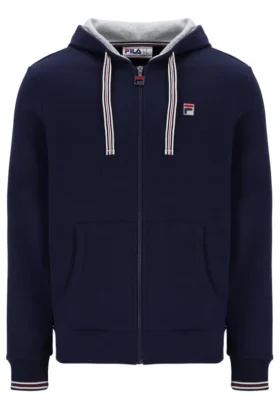 Fila Tenconi Kapuzenpullover mit Reißverschluss in Marineblau