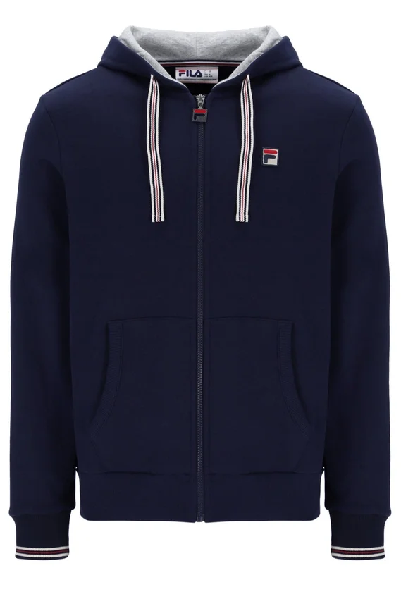 Fila Tenconi Kapuzenpullover mit Reißverschluss in Marineblau